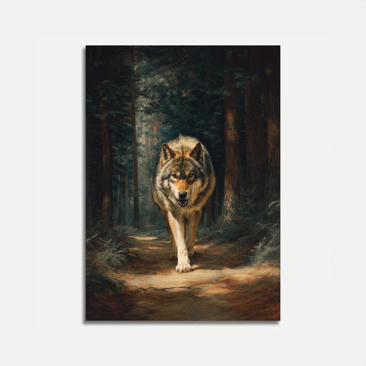 Lone Wolf Forest Prowl Poster