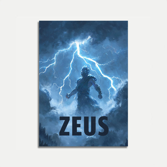 Zeus God of Thunder Poster