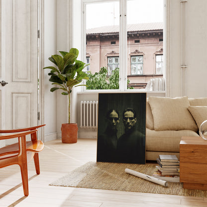 Digital Matrix Code Warriors Poster