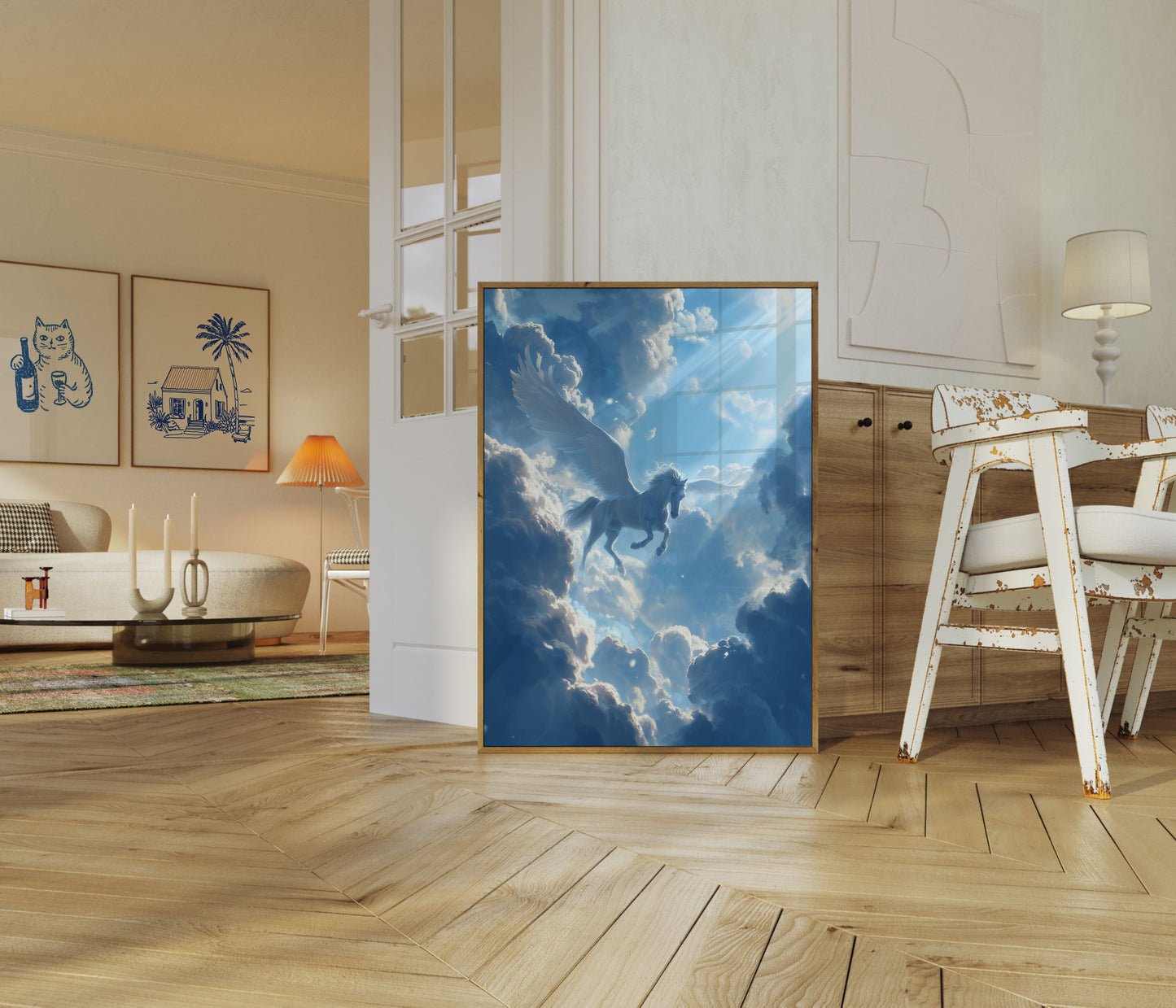 Celestial Pegasus Sky Poster