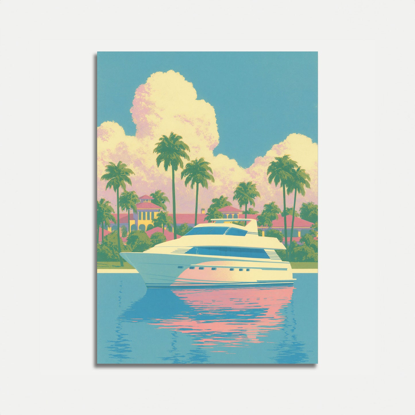 Luksusyacht Paradiset Plakat