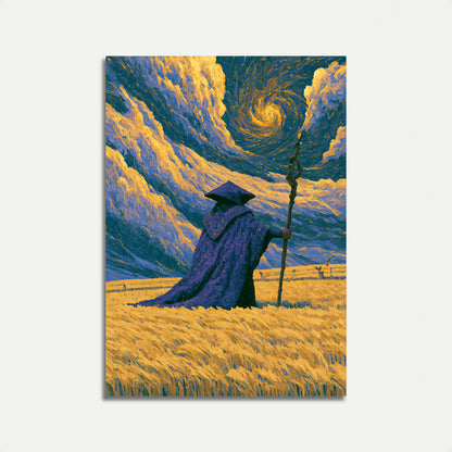 Wizard in the Starry Valley Poster