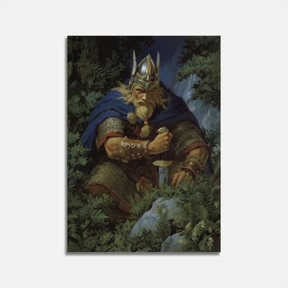 Fierce Viking Warrior Poster
