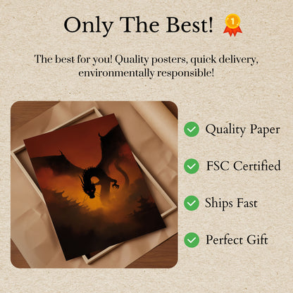 Crimson Dragon Rising Poster