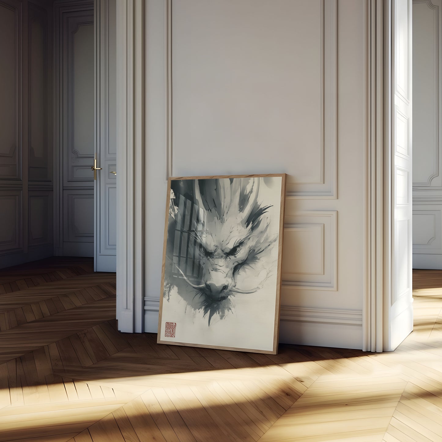 Ethereal Chinese Dragon Spirit Poster