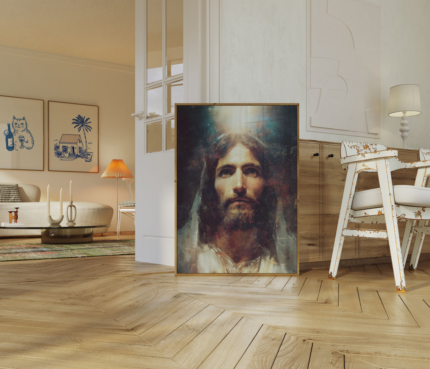 Divine Radiance Jesus Poster