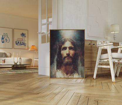 Divine Radiance Jesus Poster
