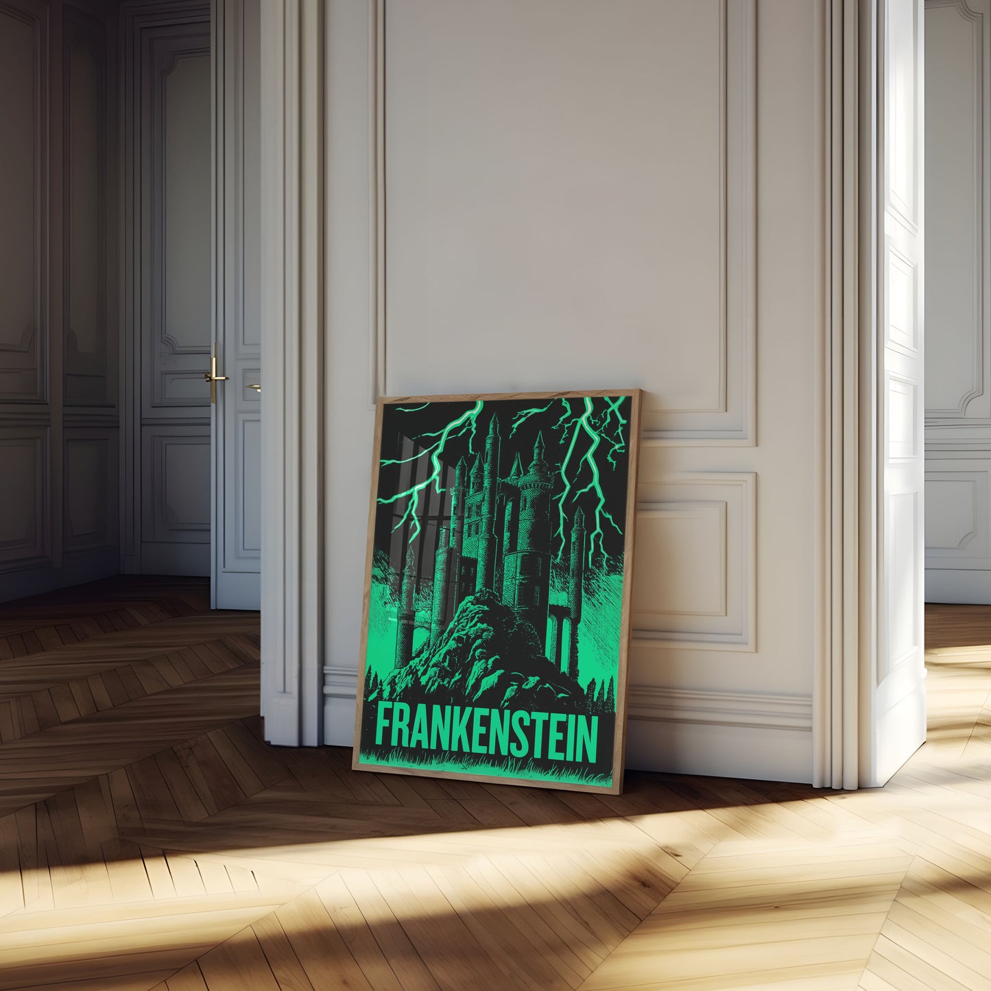 Plakat Zamek Frankenstein Pioruny