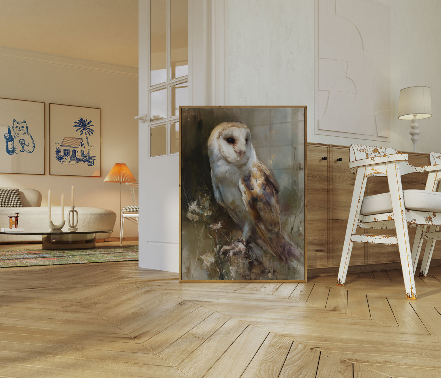 Barn Owl Nature Poster