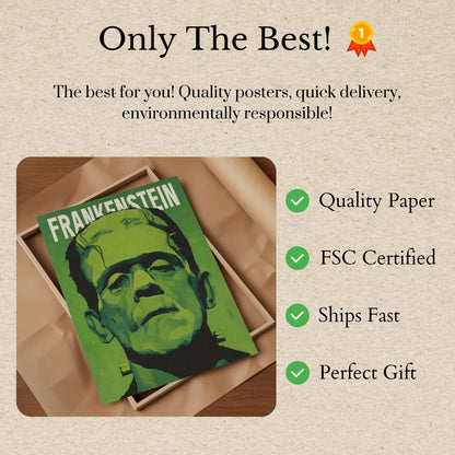 Frankensteins Monster Pop Art Plakat