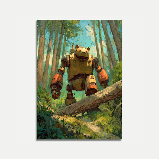 Poster del Robot Orso nella Foresta