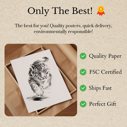 Powerful Ink Tiger Motion Poster