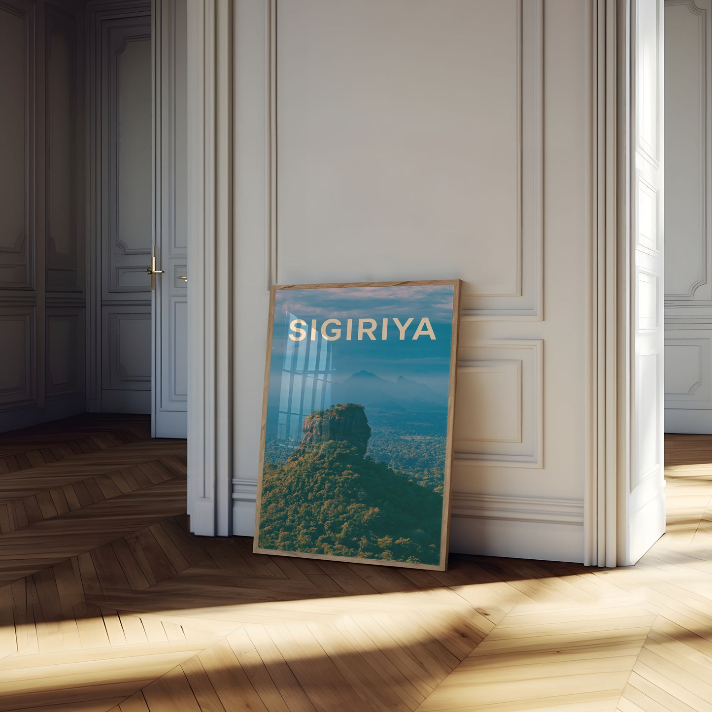 Sigiriya Felsberg Landschaft Poster