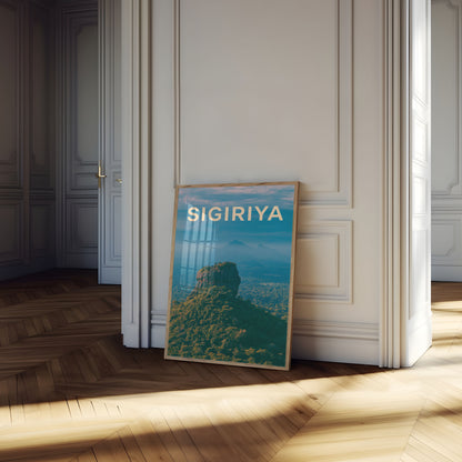 Sigiriya Felsberg Landschaft Poster