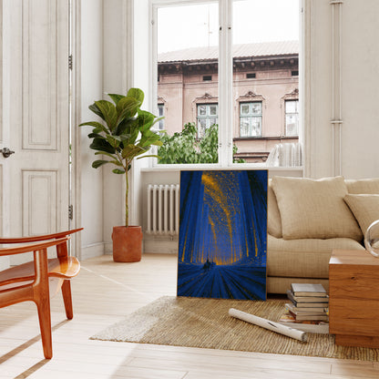 Poster Hemels Lichtpad