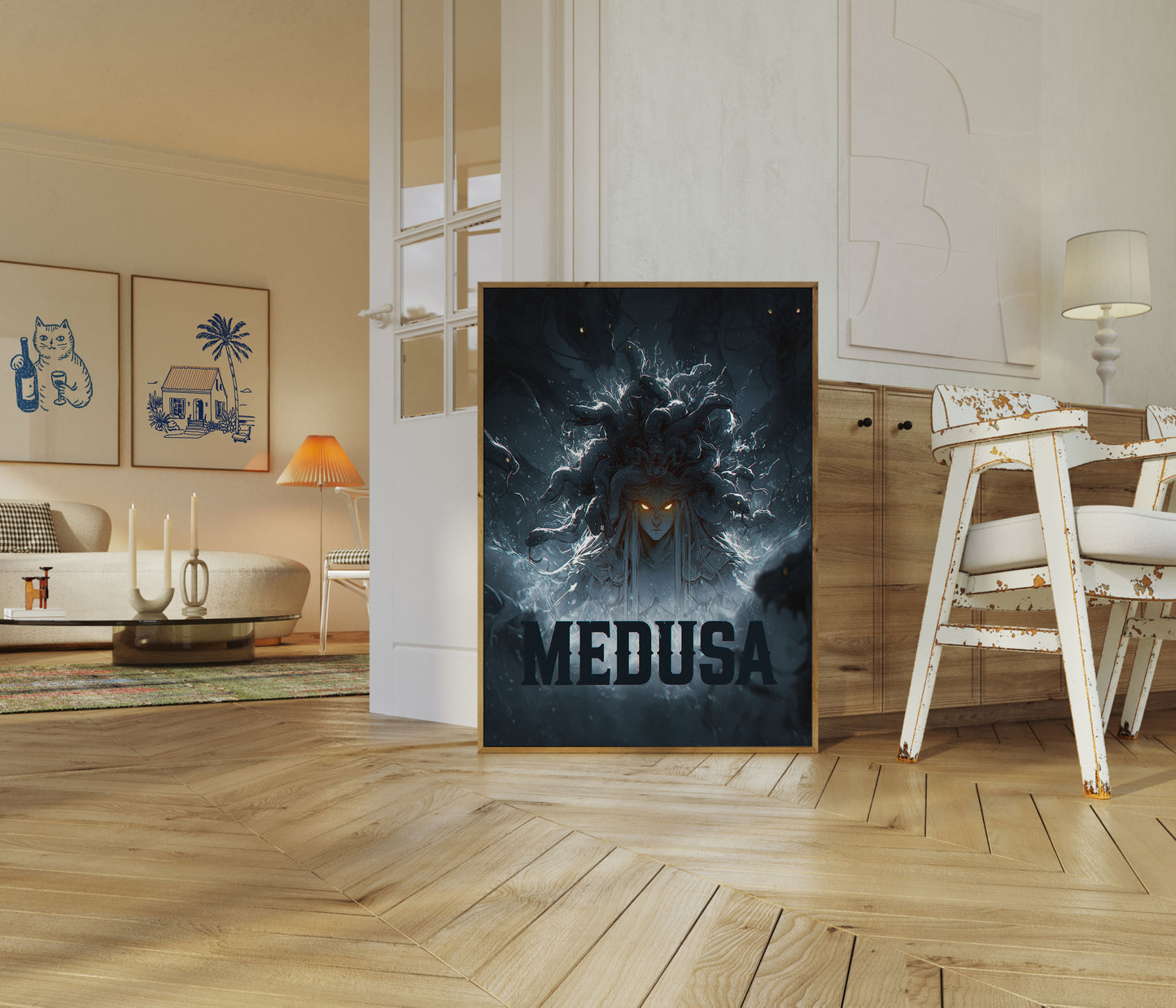 Medusa Mythological Power Poster