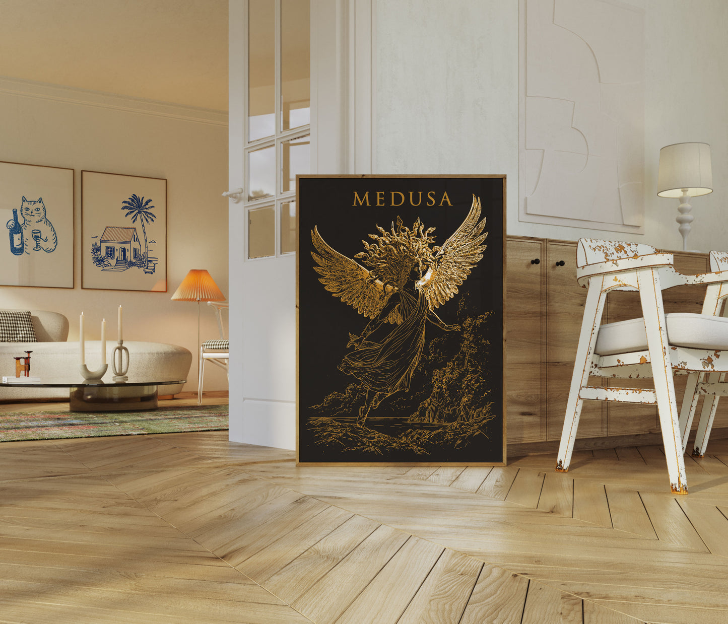 Medusa Mythological Goddess Poster