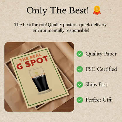 Guinness Beer Real G Spot Poster