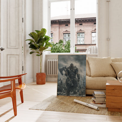 Voldsom Viking Kriger Plakat