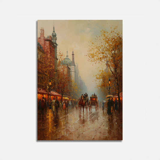 Autunno nel Poster della Vecchia Città