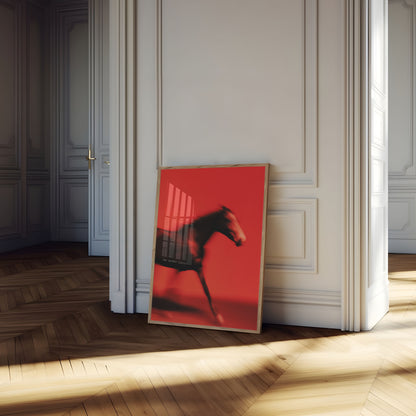 Poster del Cavallo al Galoppo in Movimento