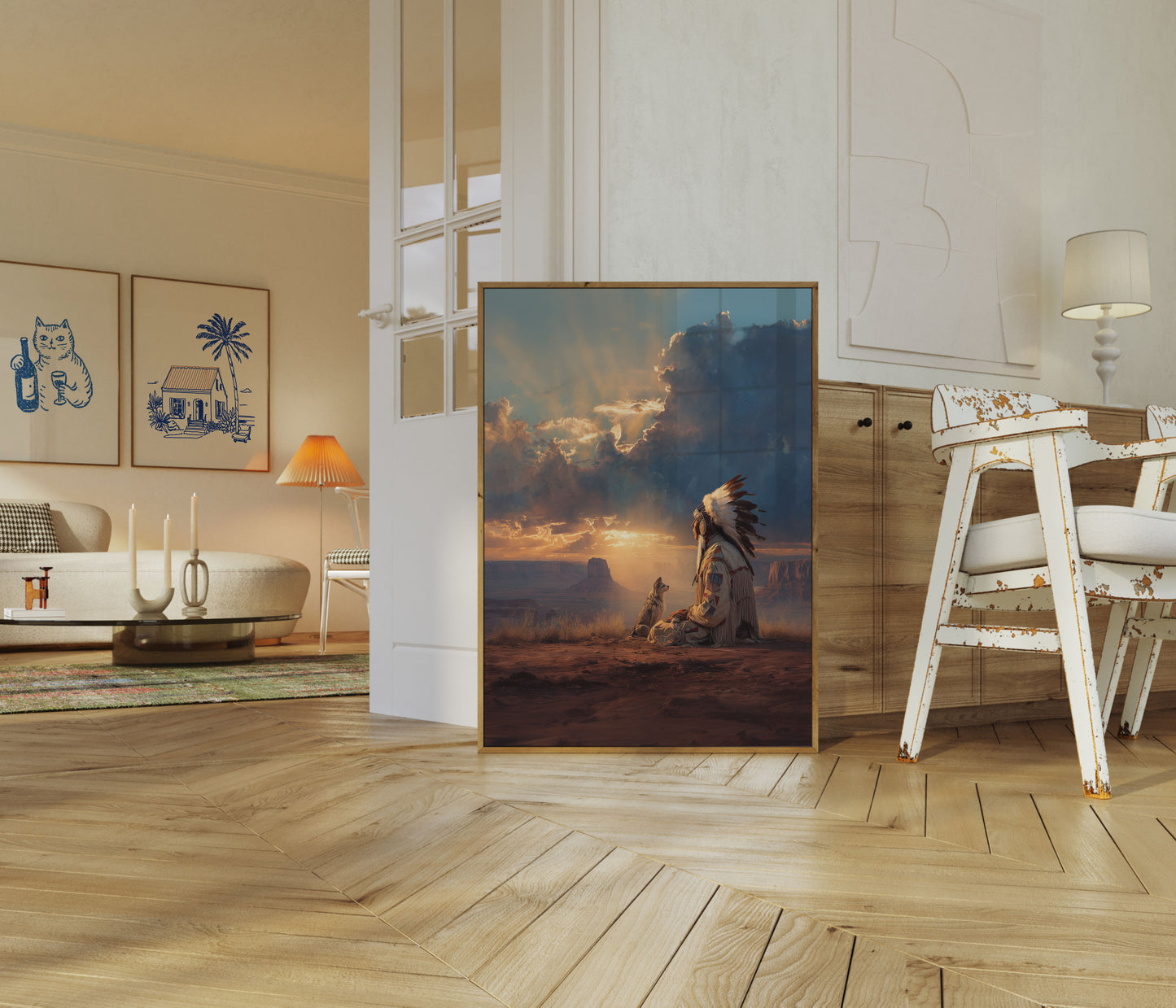 Native Spirit Guardian Poster