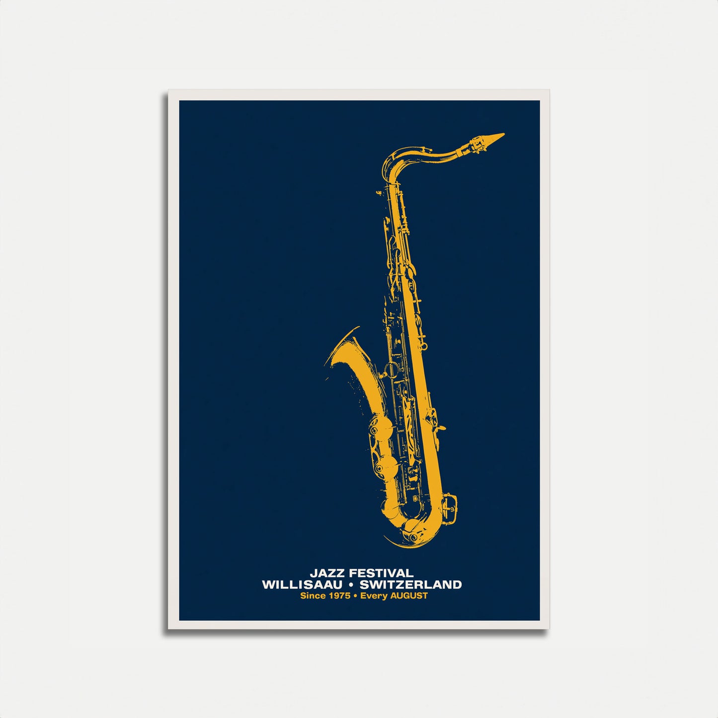 Jazzfestival Willisaau Saxofonplakat