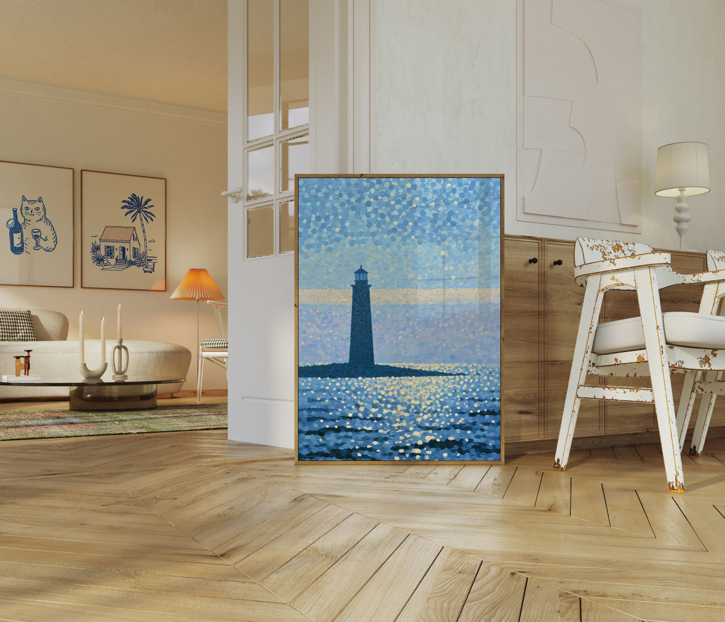 Fyr ved Havet Plakat