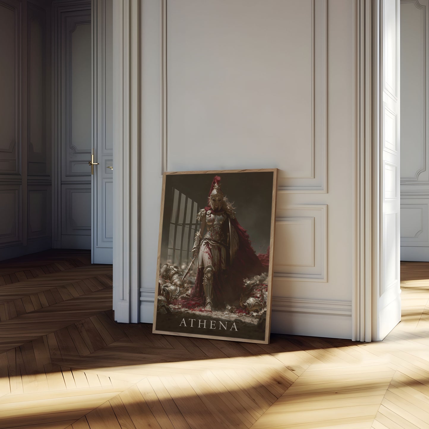 Athena Goddess of War Poster
