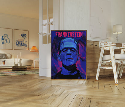 Frankenstein Monster Pop Art Poster