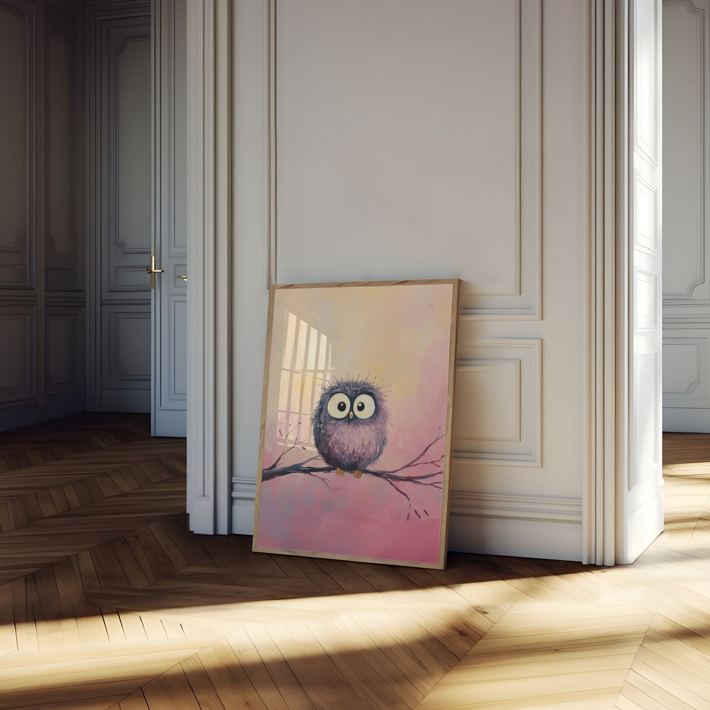 Dunet Ugle på Gren Plakat