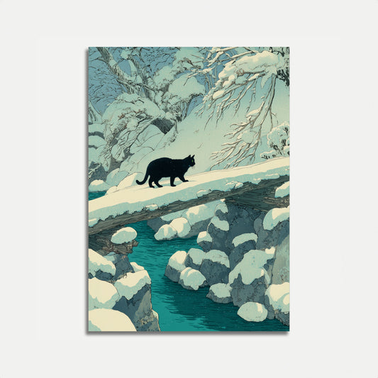 Black Cat Winter Stream Poster

Schwarze Katze Winterbach Poster