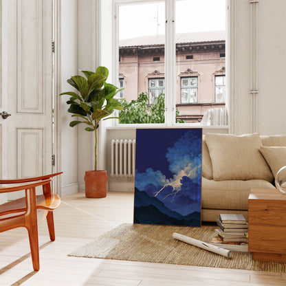 Gewitter-Nacht-Himmel-Poster