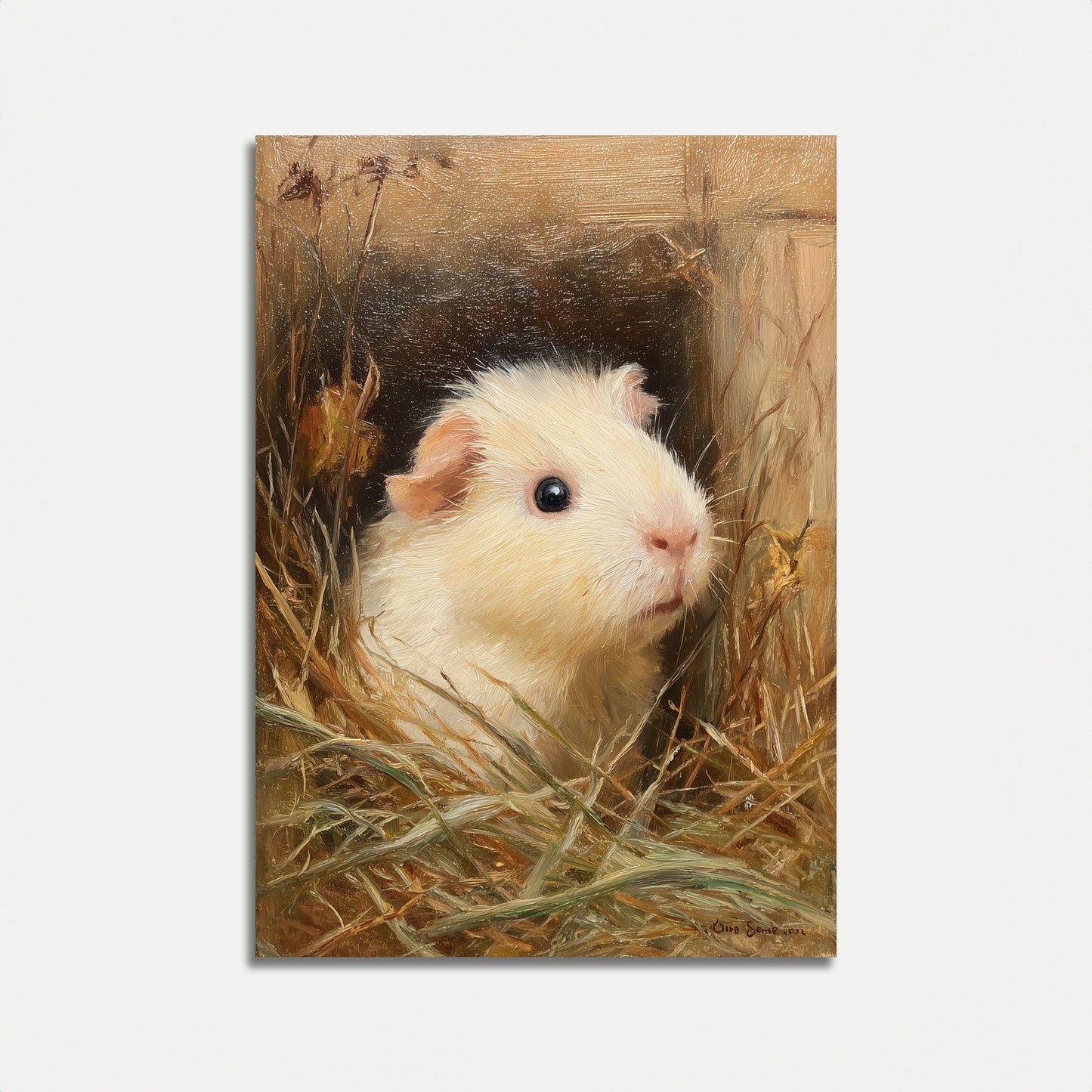 Póster del refugio de cobayas esponjosas