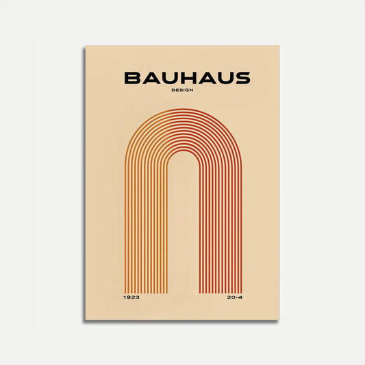 Bauhaus Vintage Design Poster