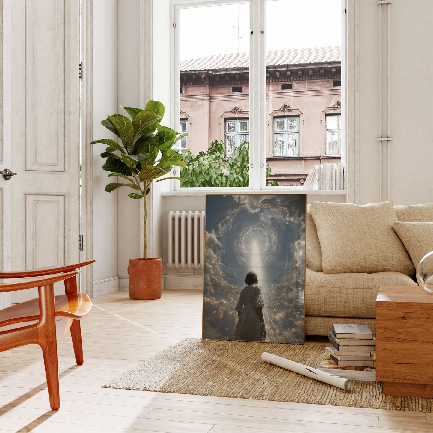 Heavenly Light Divine Ascending Poster