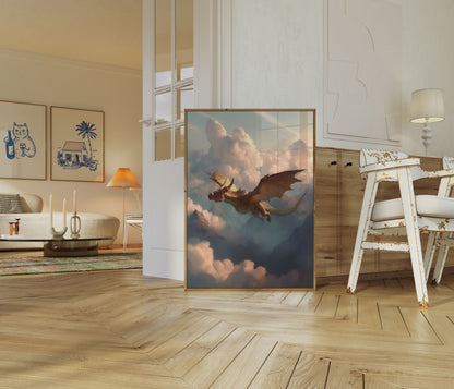 Soaring Dragon Mountain Realm Poster