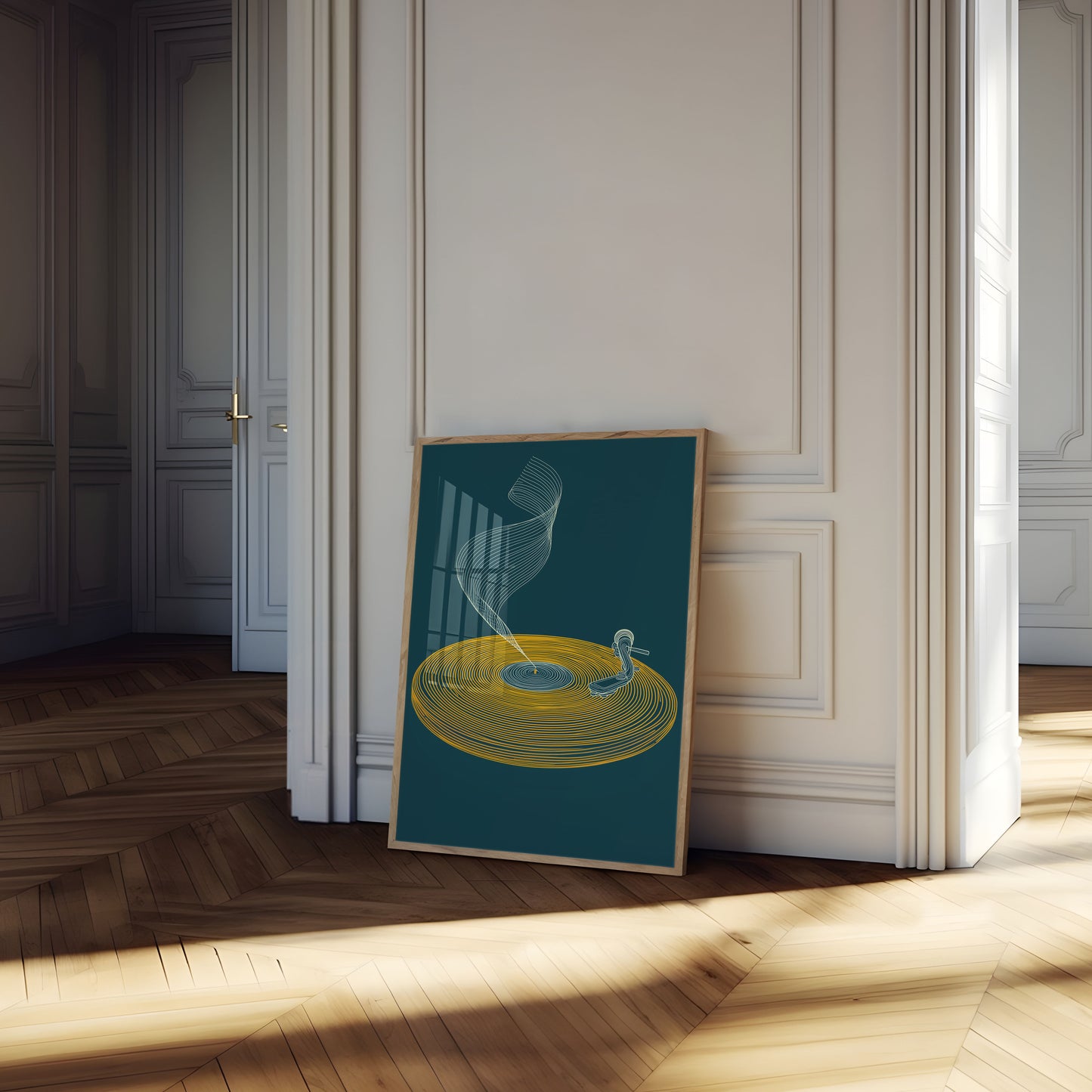 Spinning Sounds Music Poster