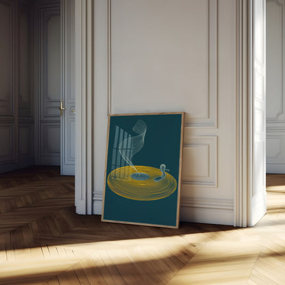 Spinning Sounds Music Poster