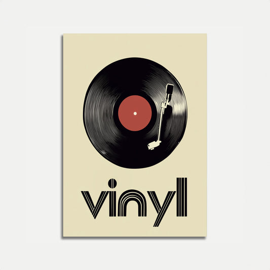 Vintage Vinyl Music Lover Poster