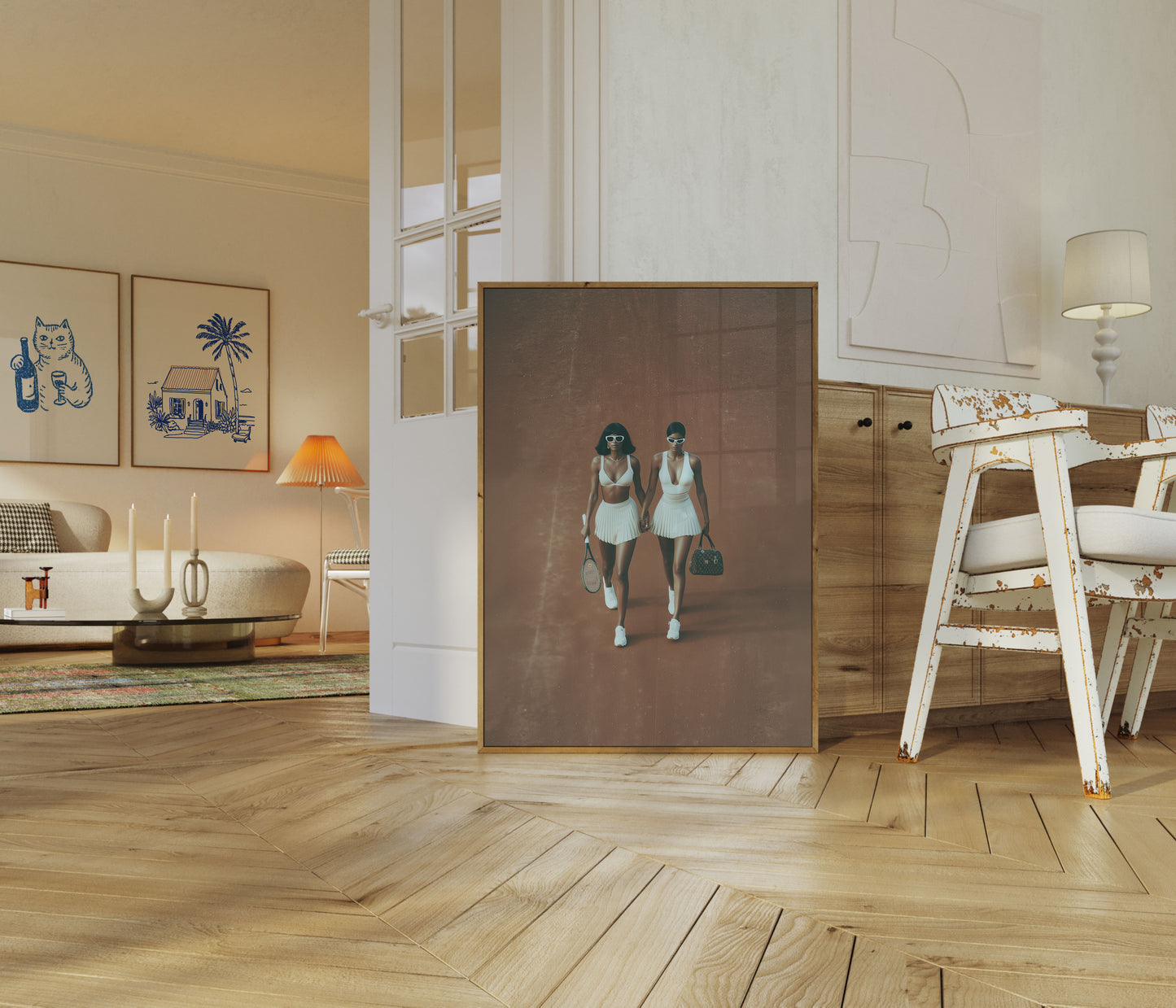 Tennis Elegance Synchronicity Poster