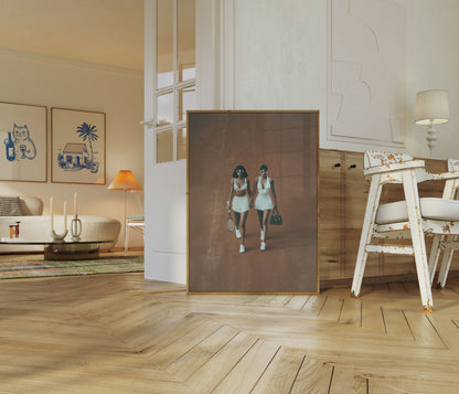 Tennis Elegance Synchronicity Poster