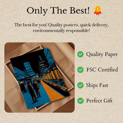 Tokyo Midnight Transit Poster