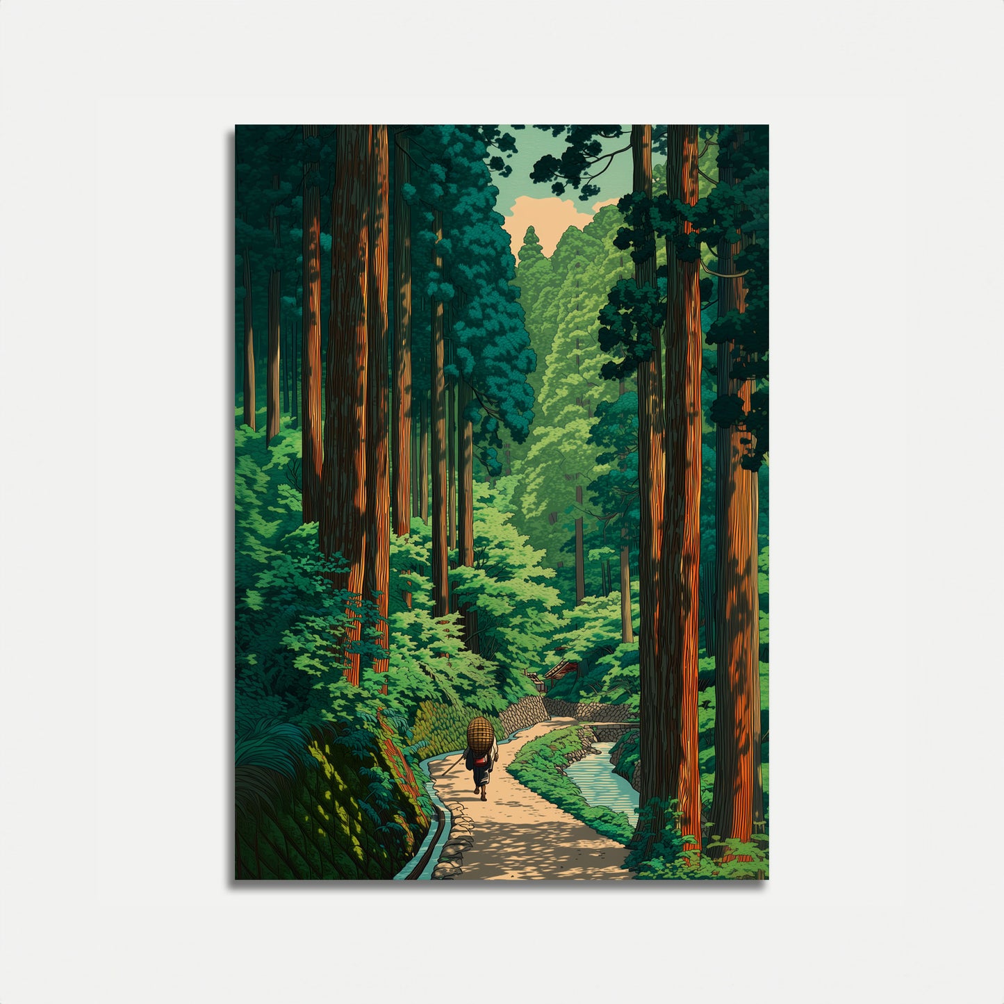 Poster del Sentiero Incantevole nel Bosco