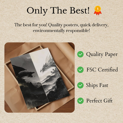 Póster de Dragones de Luz y Sombra