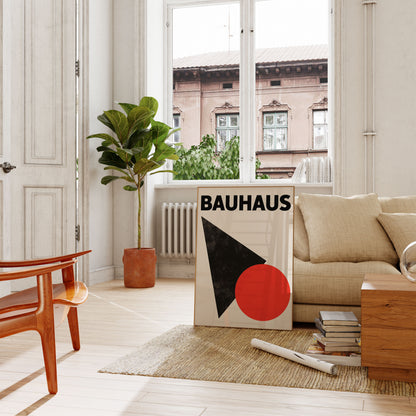 Bauhaus Geometrický Abstraktní Plakát