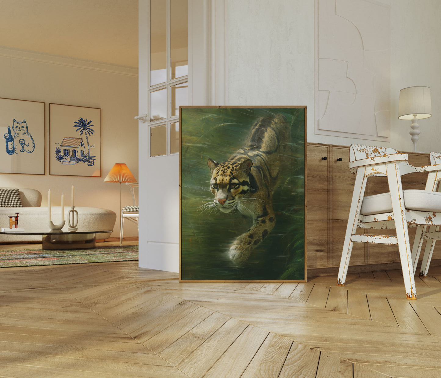 Ocelot in de Jungle Poster