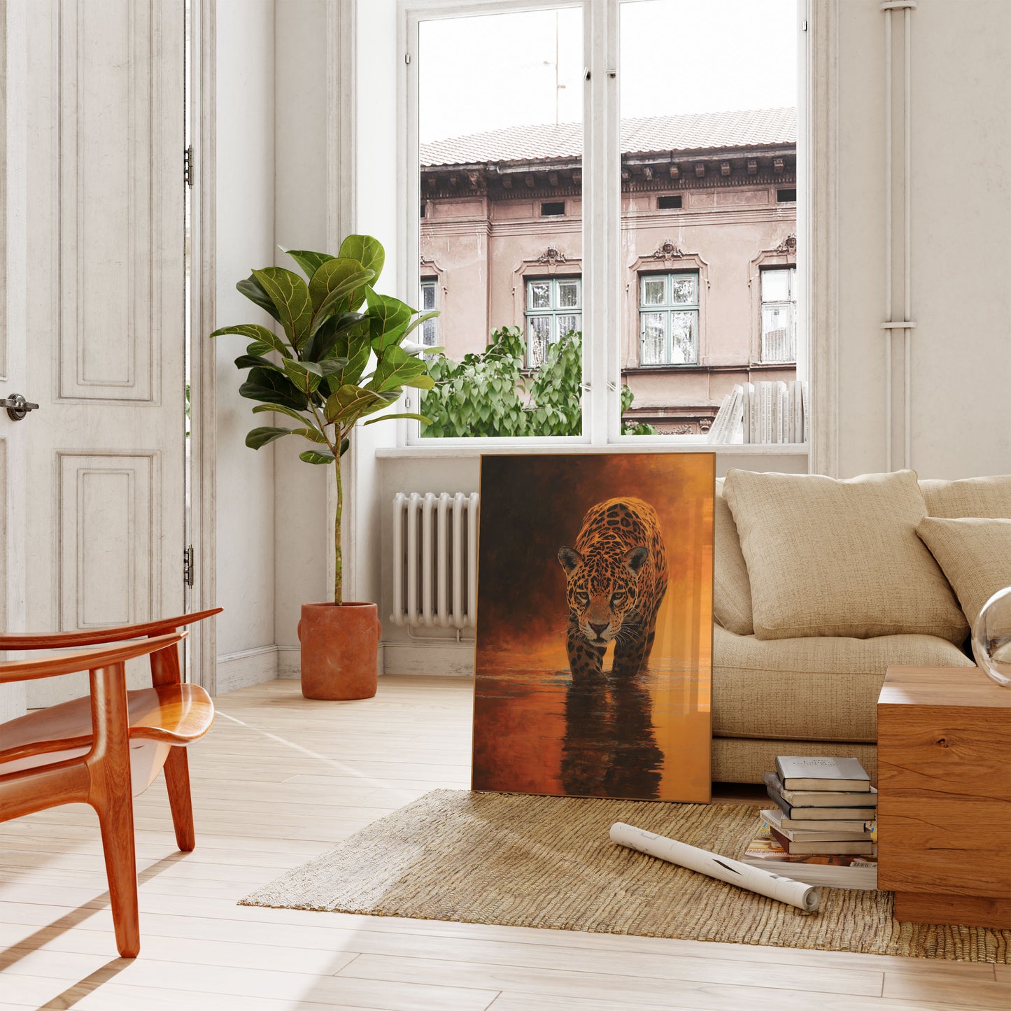 Affiche Jaguar dans les Eaux Dorées