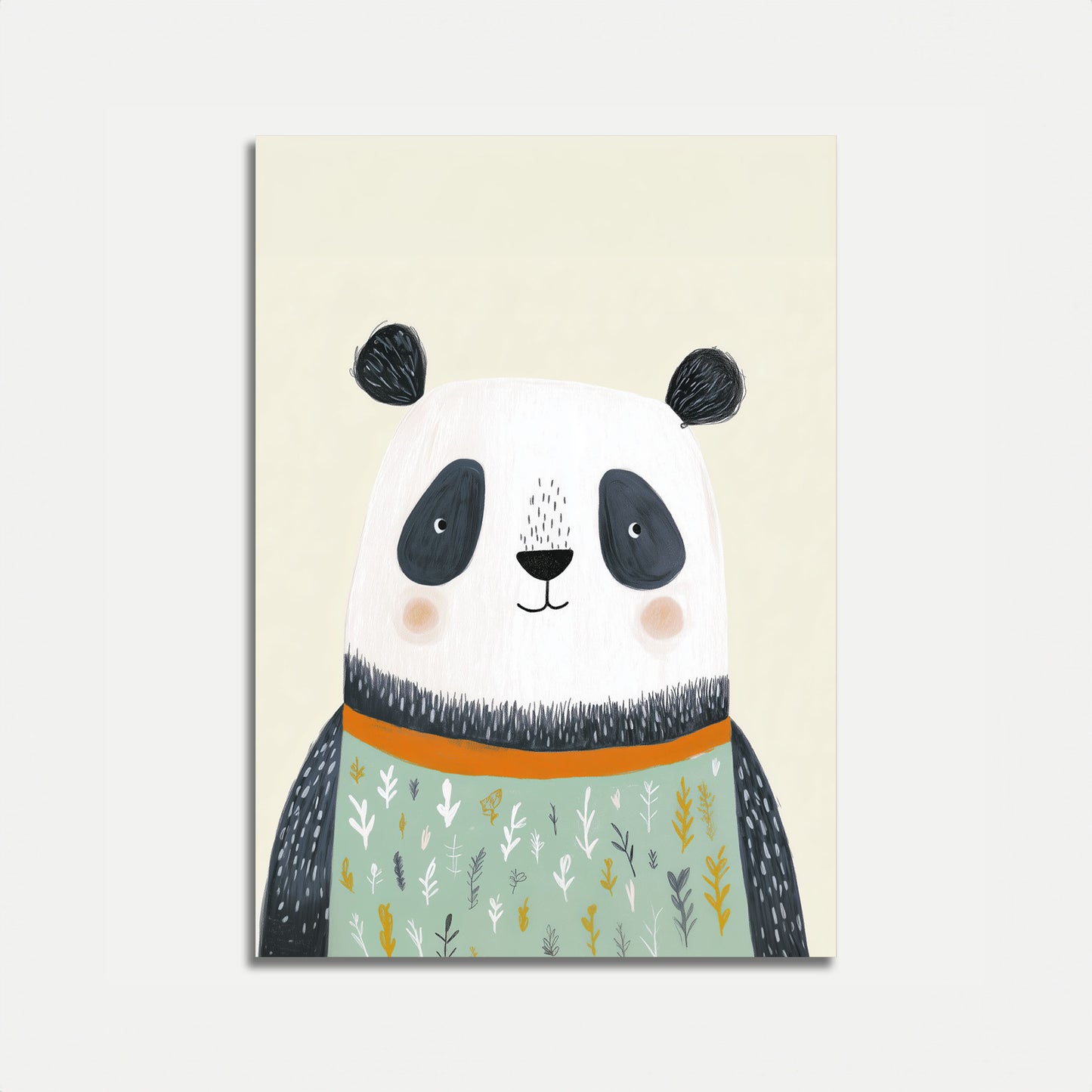 Cute Panda Friends Poster