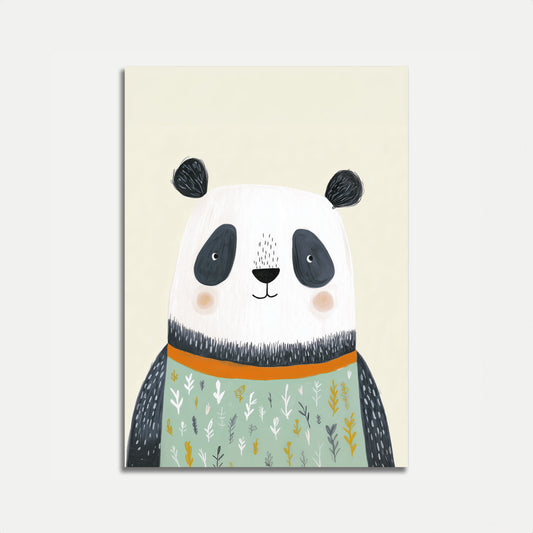 Cute Panda Friends Poster